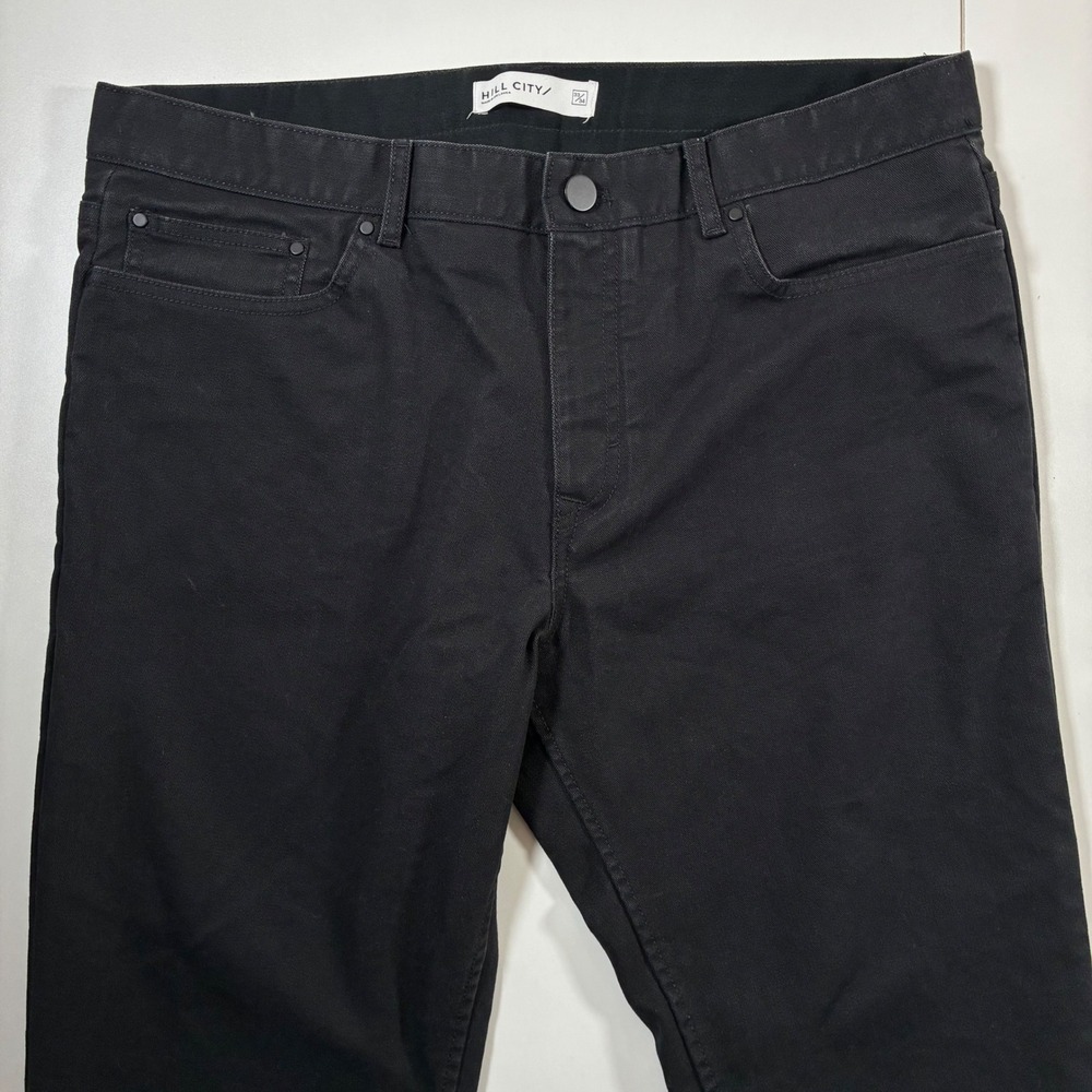 Hill City Workwear Pants 34x33 Black 6-Pocket Technical Stretch (Tag 33x34)